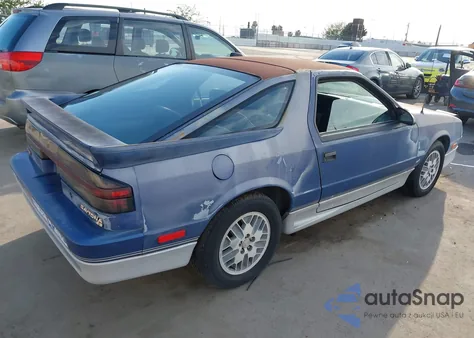 1989 Dodge Daytona Es from USA, damaged, VIN 1B3XG44K8KG159020